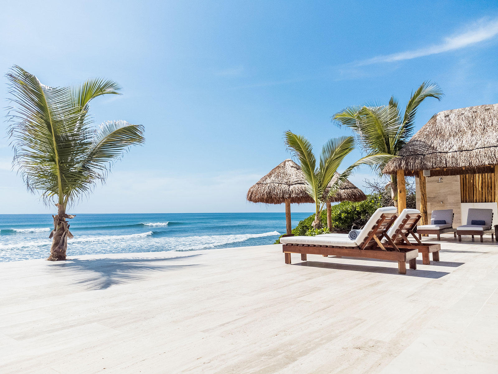 luxury beachfront villa