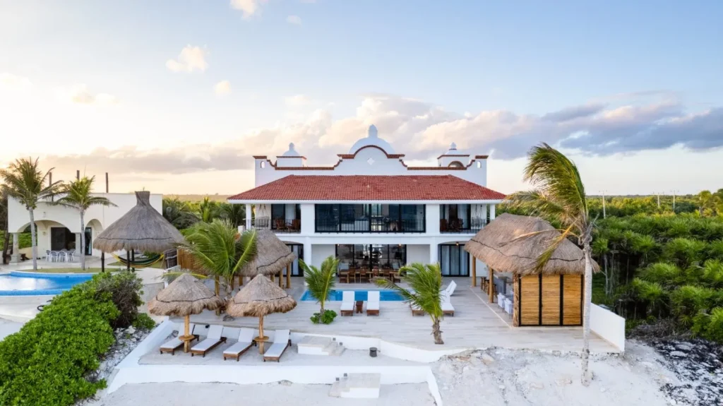 beachfront private villa