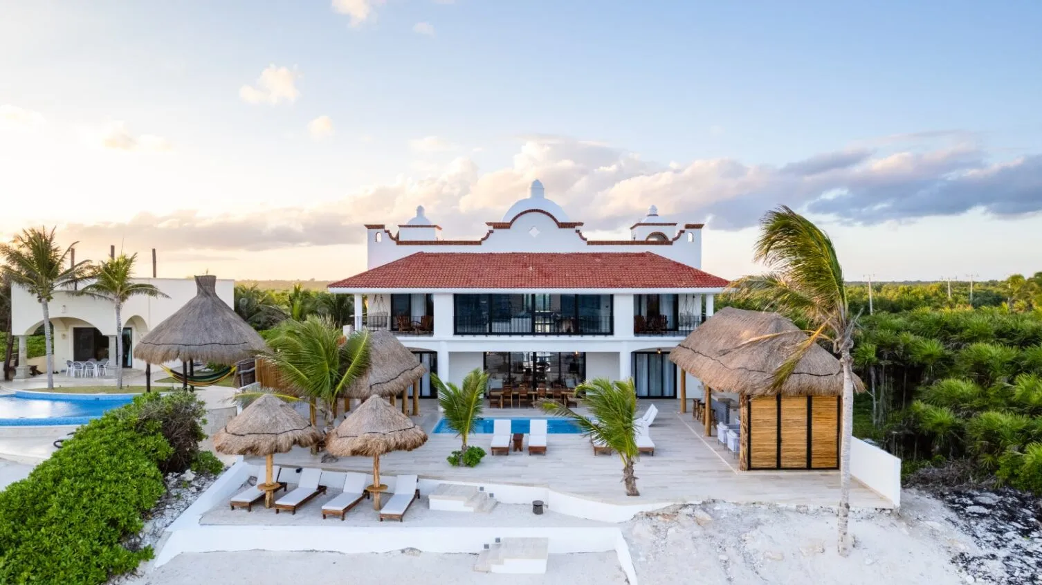 beachfront private villa