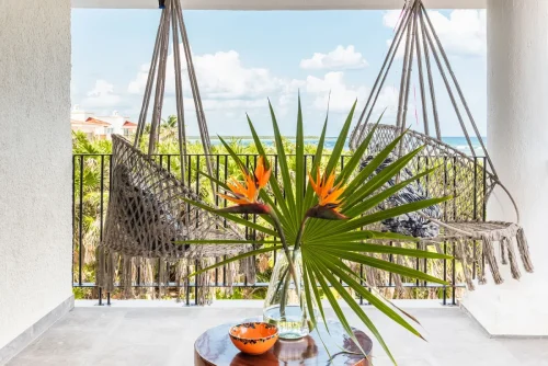 Scenic Balcony with Tropical Views