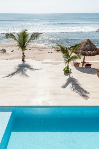 Private beach access